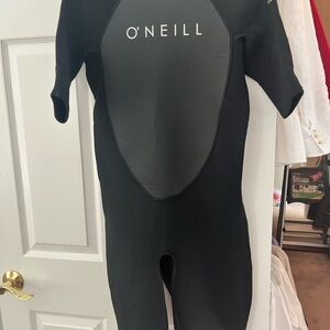O'Neill Black Neoprene Wetsuit Jacket